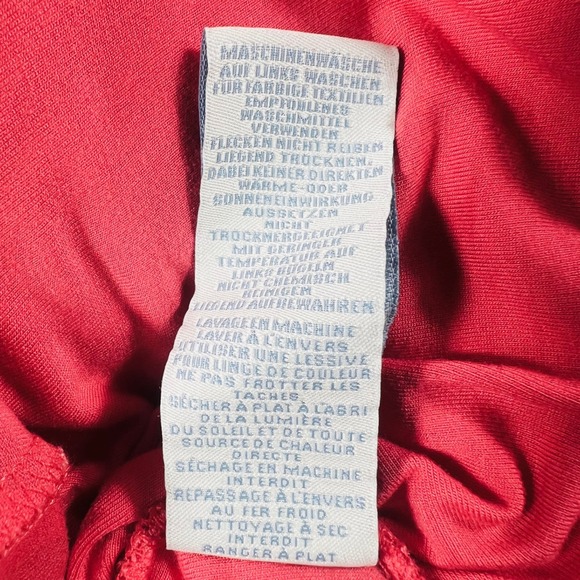 Boden Rosebery Dots Wrap Midi Dress Coral Tan Size US 16R Career Workwear Casual - Picture 9 of 11